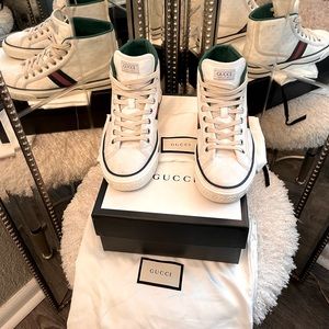 Gucci sneakers high top size 38